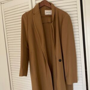 Babaton wool coat. Brand new / hardly worn . Gorgeous camel colour